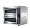2 Tier Commercial Single 1 Ph Phase Baking Oven Machine Restaurant Bakery Steam 
