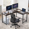 New L-Shaped Computer Desk Small Corner Desk Gaming Desk for Small Space