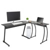 New 58' L-Shaped Corner Desk Computer Desk Gaming Desk PC Writing Table Home Office