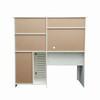 New Home Office Computer Desk with Hutch Work Study Table Storage Shelves Drawers - White