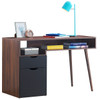 New Computer Desk PC Writing Table Study Workstation Wood Legs w/Drawer Home Office