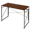 New Folding Computer Desk Writing Study Table for Home & Office Brown