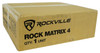 Rockville ROCK MATRIX 4 Zone 70 Volt Commercial Amplifier+Matrix Source Routing