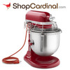 New KSMC895ER 8-Quart Commercial Countertop Mixer with Bowl-Guard, 10-Speed, Gear-Driven, Empire Red
