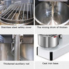 New Commercial Dough Mixer Food Mixer 21QT Stand Mixer Dough Kneading Machine Electric Food Mixer Spiral Mixers Stand Mixer Double-speed 110V 1.5KW