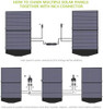 ALLPOWERS 18V100W Portable Foldable Solar Panel Kit Refurbished for Generator