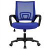 Smile Mart Adjustable Mid Back Mesh Swivel Office Chair with Armrests, Blue