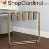 New Rhys Metal Folding Luggage Rack in Gold - Hotel Guest Room Luggage Rack