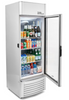 Premium Levella 9.0 cu. ft Single Door Commercial Refrigerator Beverage Cooler in Silver