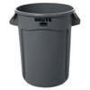 Rubbermaid Commercial 263200 Brute Heavy-Duty Round Container 32-gallon, Gray