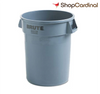 Rubbermaid Commercial 263200 Brute Heavy-Duty Round Container 32-gallon, Gray