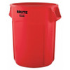 Rubbermaid Commercial FG9W2700YEL Brute 50-Gallon Square Plastic Rollout Container (Yellow)