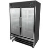 Heavy Duty Commercial Stainless Steel 47 cu ft Glass Door Reach-In Refrigerator (2 Door)