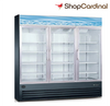 Heavy Duty Commercial 72 cu ft Glass (3 Door) Merchandiser Refrigerator with Swing Door