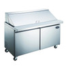 Heavy Duty Commercial 36" (2 Door) Mega Salad Prep Table Refrigerator