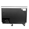 Heavy Duty Commercial Black Back Bar Cooler with 2 solid doors (27" depth 58" length)
