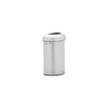 Rubbermaid Refine Stainless Steel Trash Can with Open Lid 16 Gallons Silver (2147583)