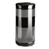 Rubbermaid Commercial Products Trash Receptacle- Steel- 25 Gallon- Black