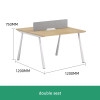 BGZ-47 modern office furniture office tables and chairs set made in china work table staff desk staff table l shaped office desk