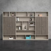 High Quality Commercial Modern wooden display shelf or closet cabinet office furniture, Light Beige Wood