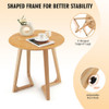 NimbU Maple Accent wood table round Elegant Traditions