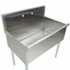 Freestanding Utility Stainless Steel 16 Gauge Commercial Sink 36 X 21 X 14 Bowl  