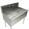 Freestanding Utility Stainless Steel 16 Gauge Commercial Sink 36 X 21 X 14 Bowl