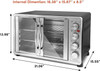 Pizza Convection Oven Double French Door Countertop  Broil Toast Stainless Seel  