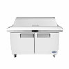 New 2 Door 60" Refrigerated Prep Table Stainless Steel Nsf Atosa Msf8303Gr 2226  
