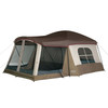 New Wenzel Klondike 8 Person Large Outdoor C&Ing Tent W/Screen Room Brown  
