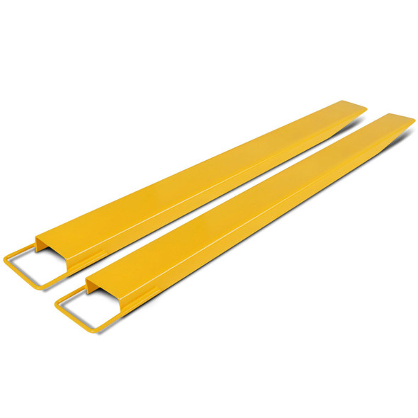 96''x5.8'' Forklift Pallet Fork Extensions Pair Strength Retaining Heavy Duty