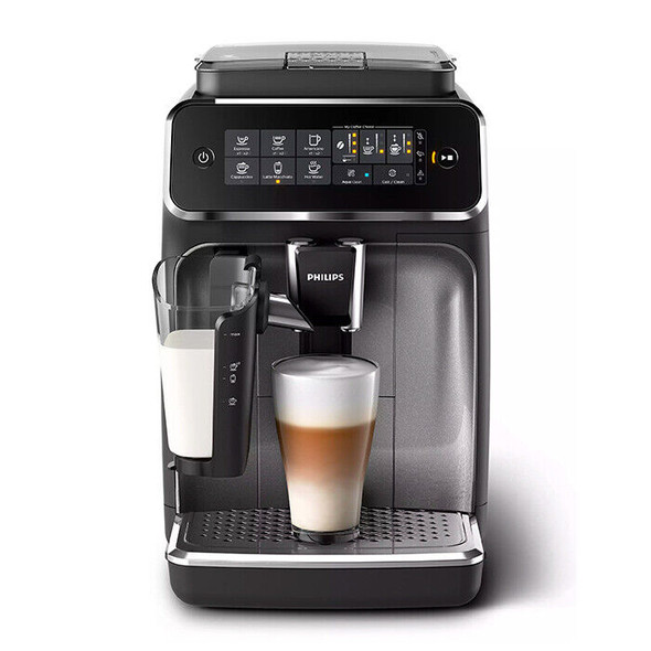 New Philips 3200 LatteGo Superautomatic Espresso Machine, Silver