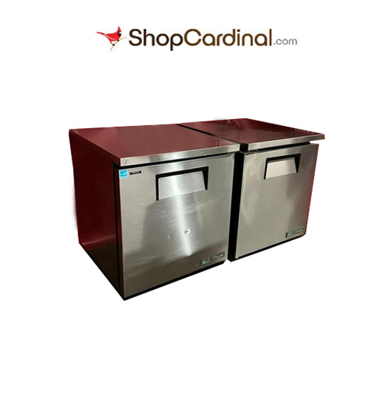 27” True TUC-27-hc stainless under counter fridge and freezer $1234&$1395 can ship !
