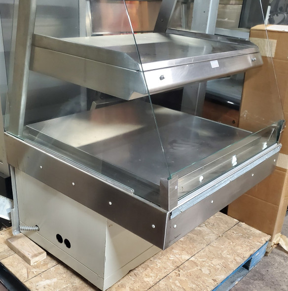3' wide Heated Food Display / Server grocery or food service
