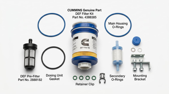 Cummins 4353889 Exhaust Fluid Filter Kit