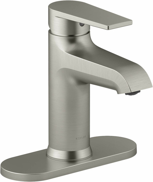 Kohler K 97061 4 BN Hint Bathroom Sink Faucets Vibrant Brushed Nickel  
