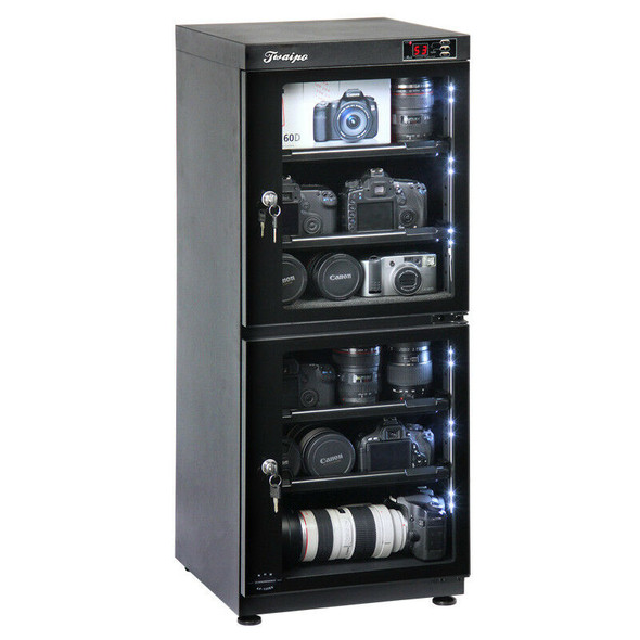 HFS R  132L Digital Dehumidifying Dry Box   Camera  amp  Lens Storage Cabinet With Shipping