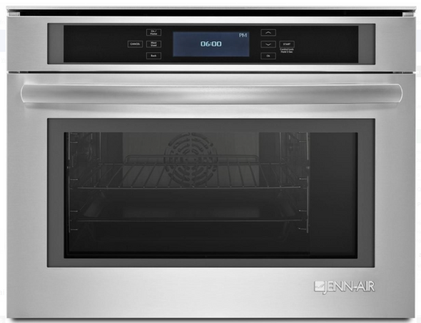 New Jenair Stainless Steel 24" Single Steam Electric Wall Oven Jbs7524Bs   