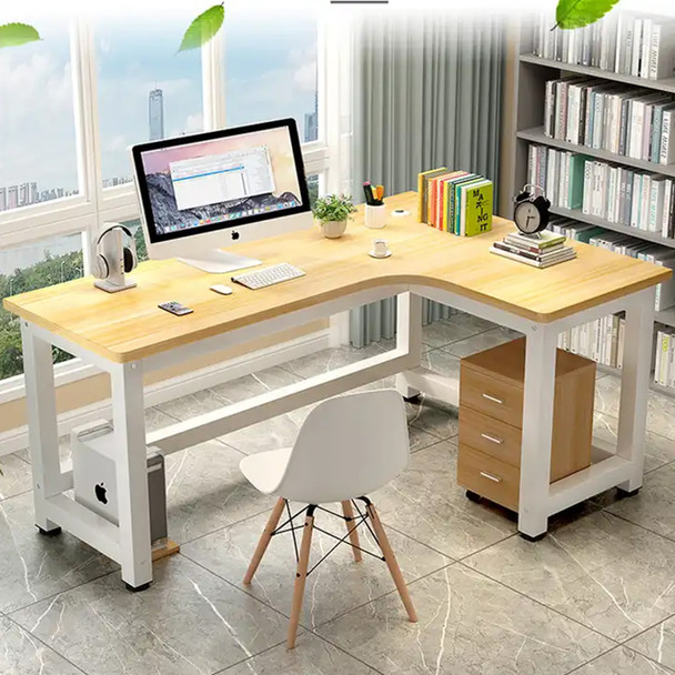 New Home Corner L-Shaped Computer Table Desk Simple Modern Economy Office Desks