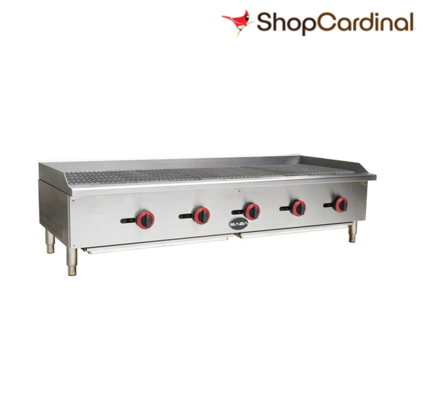 Heavy Duty Commercial Stainless Steel 60" Gas Charbroiler