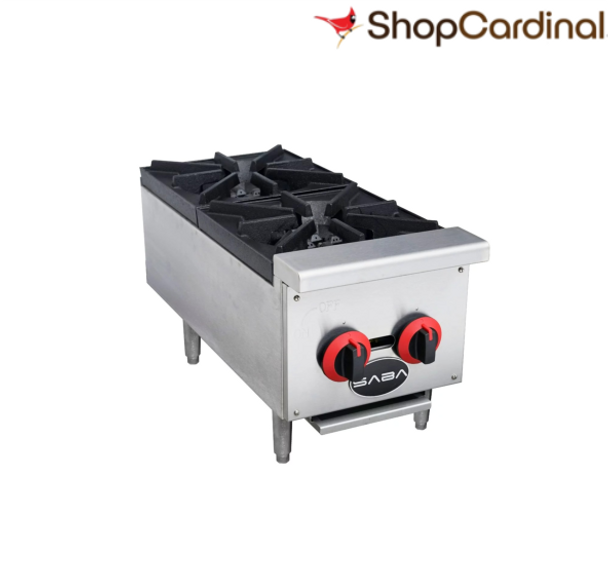 Heavy Duty Commercial Stainless Steel 2 Burner Hot Plate