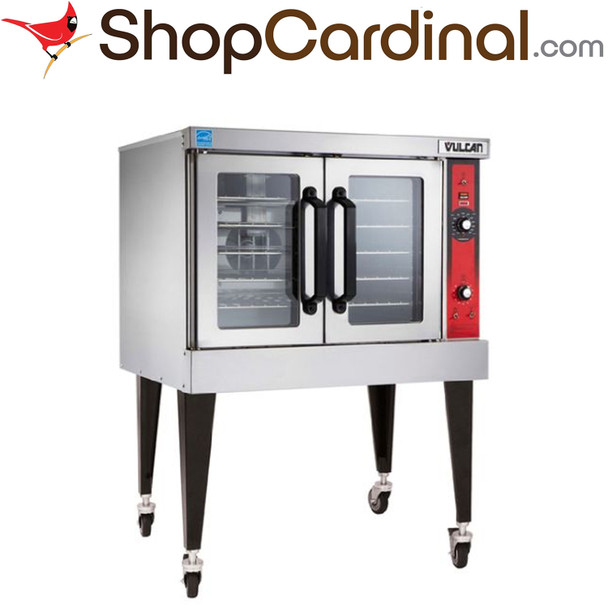 New VC6GD Single Deck Full Size Natural Gas Deep Depth Convection Oven with Solid State Controls