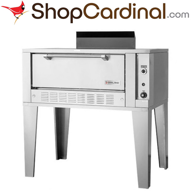 New G2121 Natural Gas G2000 Series 55 1/4' Wide Single 12' High Steel Hearth With Removable Shelf Stainless Steel Deck-Style Roast Oven With Full-Width Door, 40,000 BTU