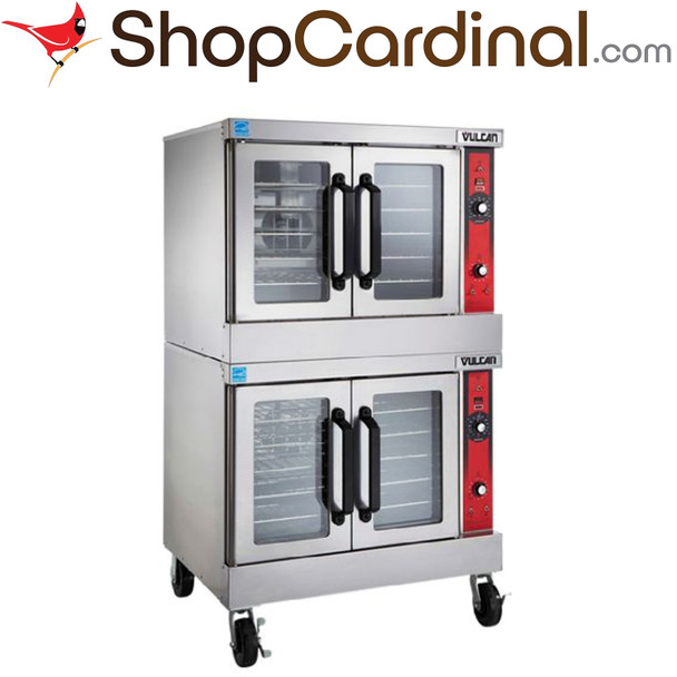 New VC66GC Double Deck Full Size Natural Gas Convection Oven with Computer Controls