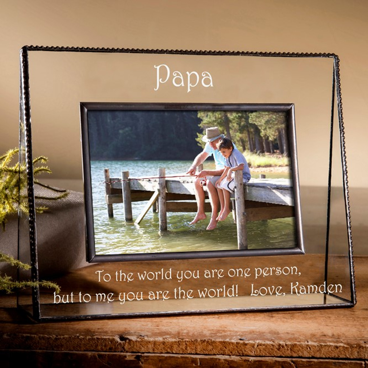 Customized Wooden Photo Frame With Name | Love Craft Gifts - love craft gift
