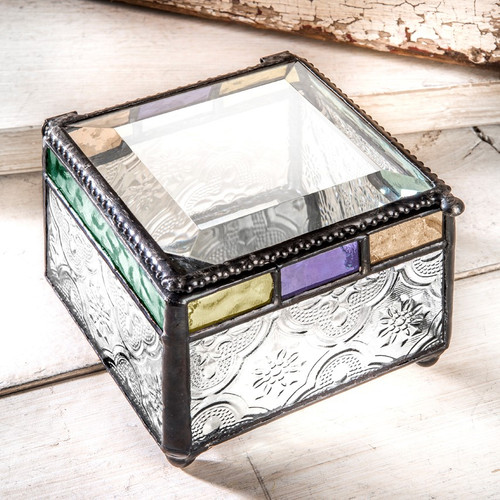 J. Devlin Glass Art Fused Glass Jewelry Box at Von Maur