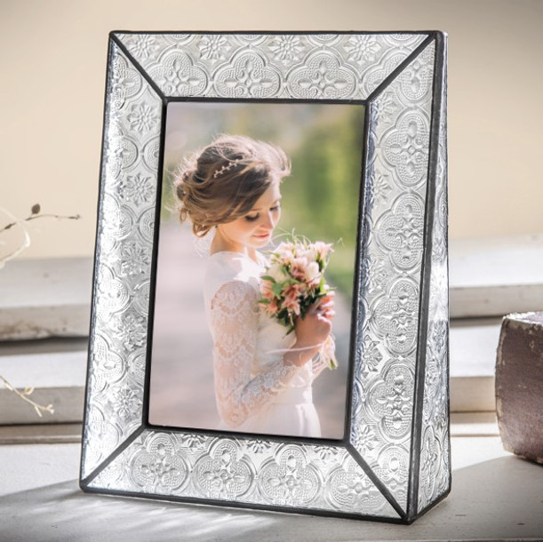 Picture Frames 8x10, 5x7, 4x6 Clear Glass Photo Frame Tabletop Easel Home  Decor Wedding Anniversary Family Gift J Devlin Pic 322 Series 