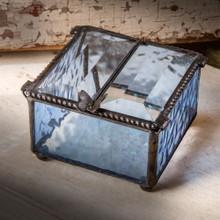 Clear Vintage Glass 4x6 Photo Box by J. Devlin (Pbox 127)