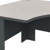 Bush Business Furniture Series A Corner Desk 48" Slate and White Spectrum - WC8427A