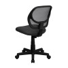 Flash Furniture Mid-Back Gray Mesh Task Chair and Computer Chair - WA-3074-GY-GG